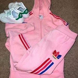 Toddler girls adidas tracksuit